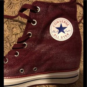 Converse high top wedge sneaks